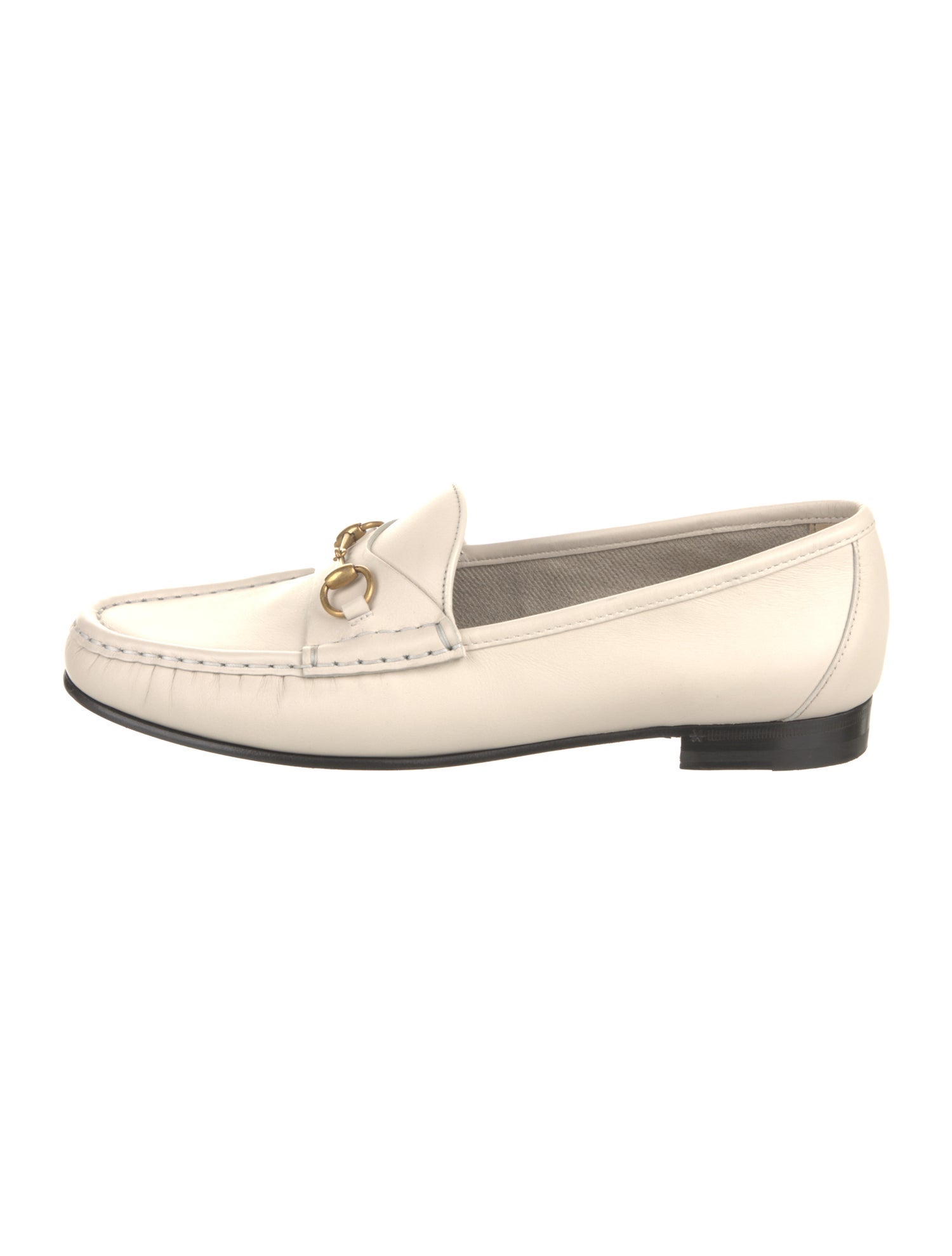 Gucci Horsebit Accent Leather Loafers